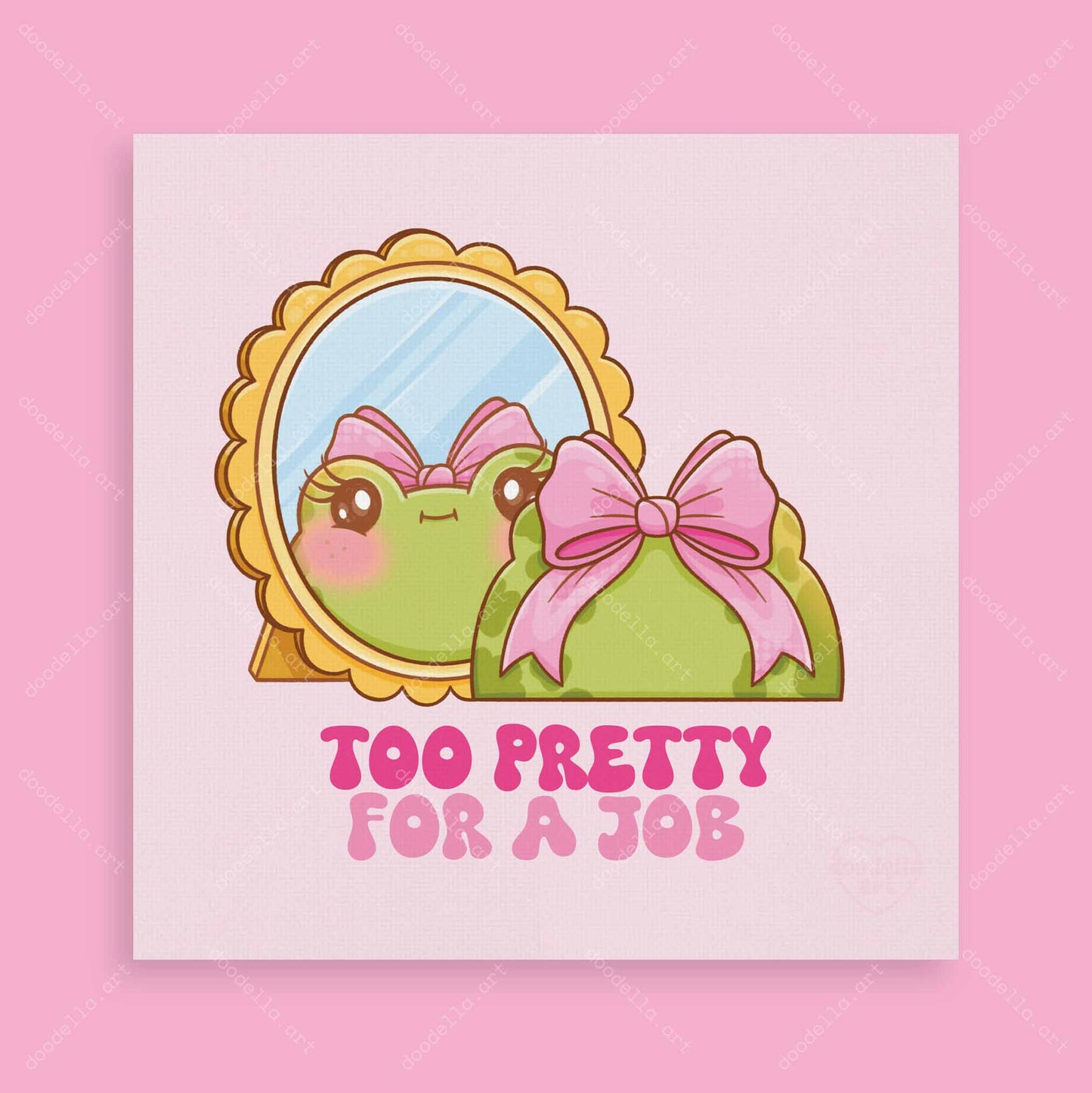 Too Pretty for A Job