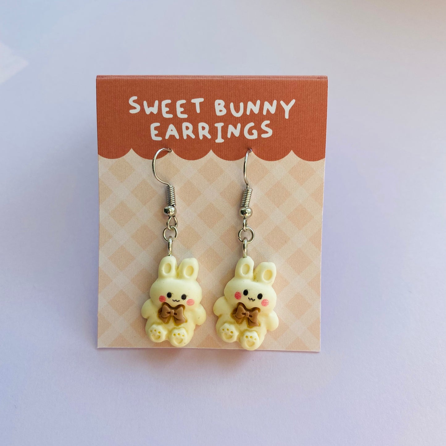Sweet Chubby Bunny Earrings