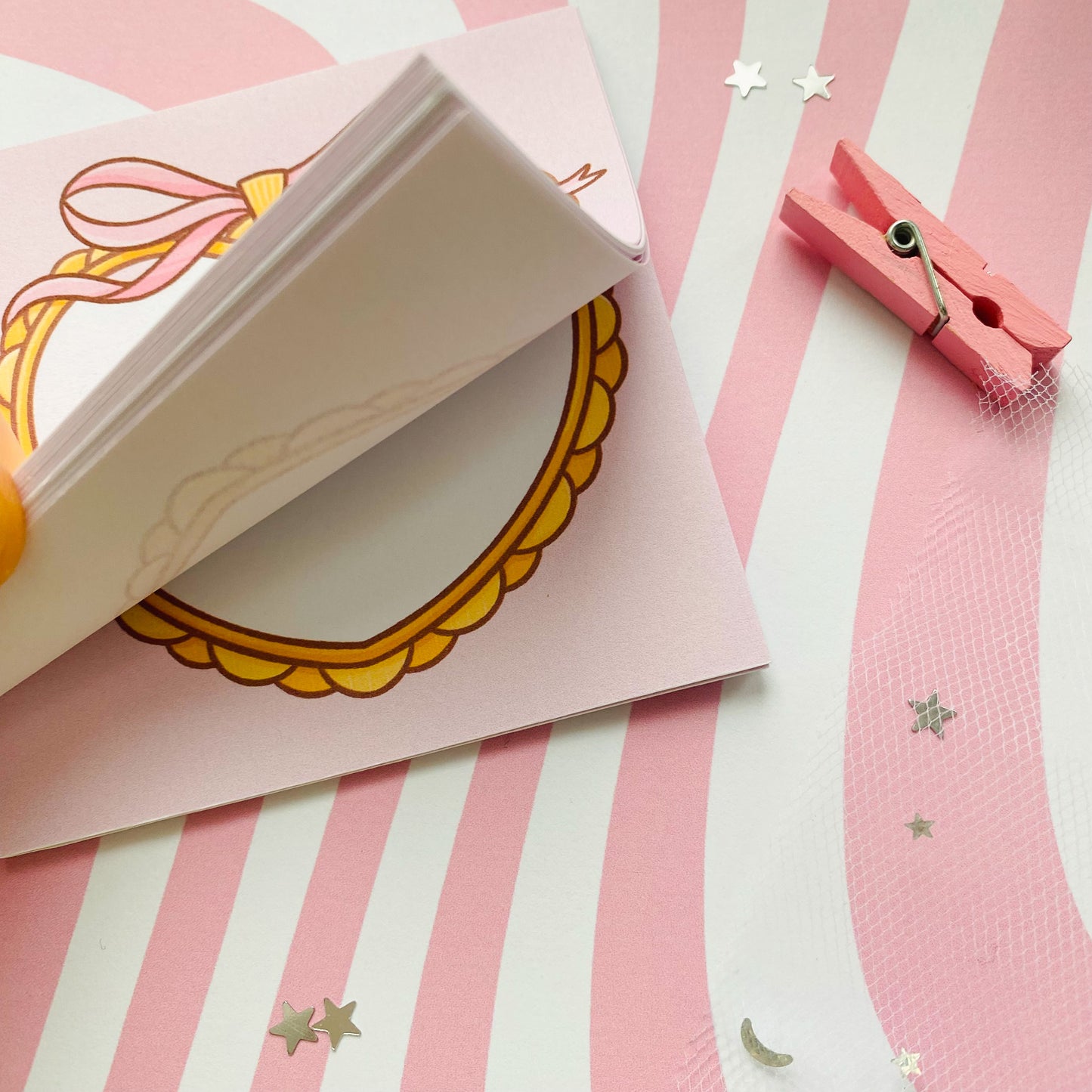 Coquette Heart Memo Pad