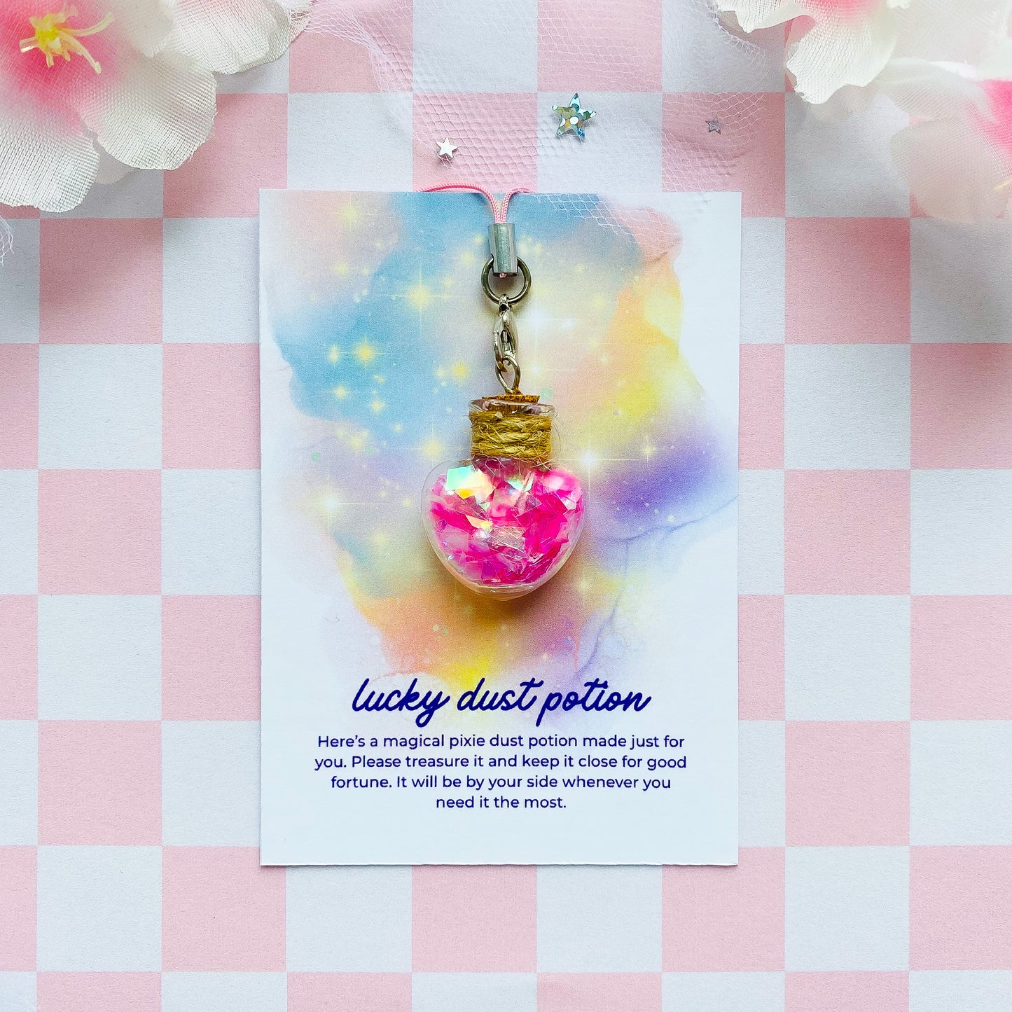 Lucky Dust Potion Phone Charm