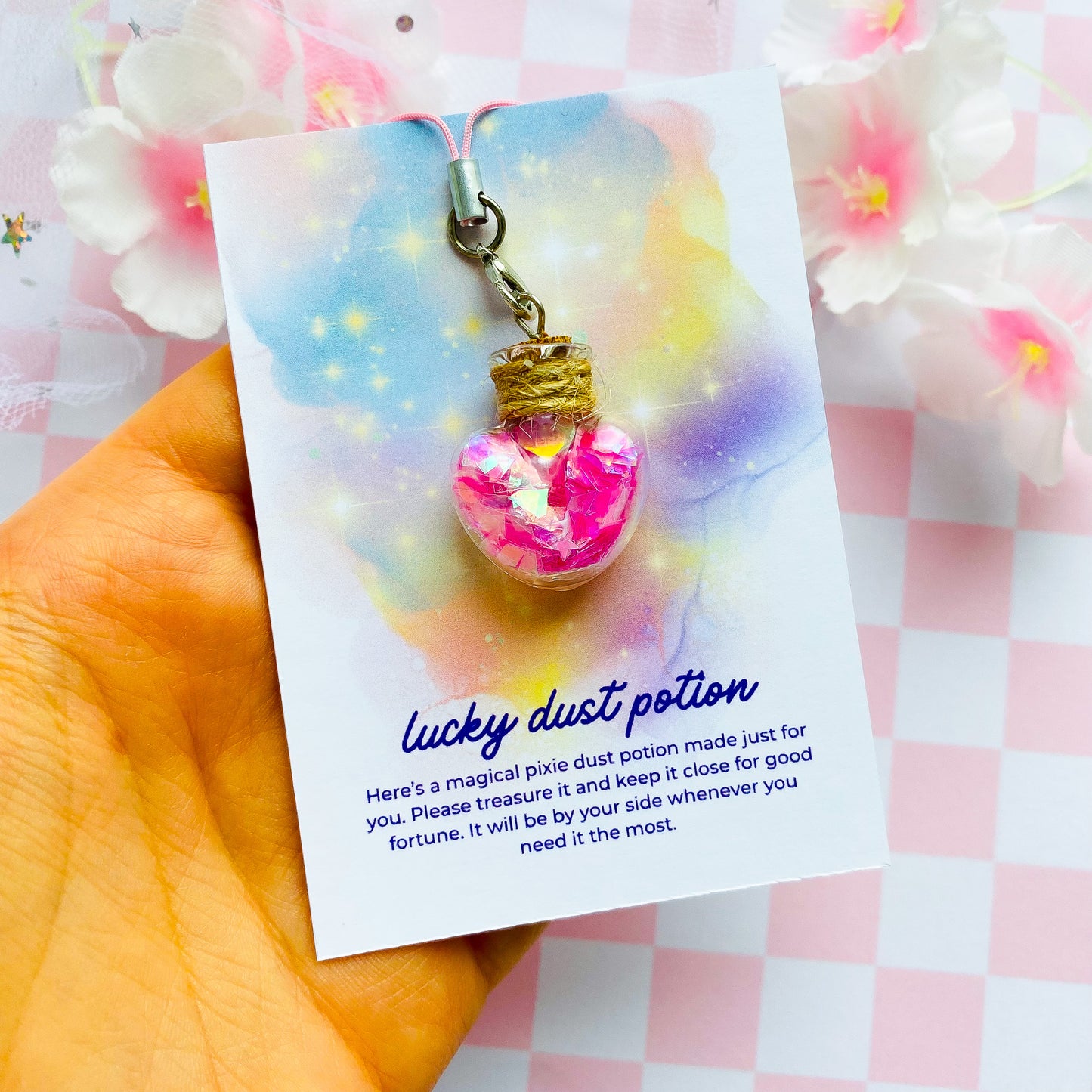 Lucky Dust Potion Phone Charm