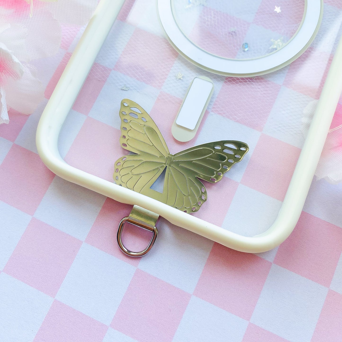 Butterfly Phone Lanyard Patch Pad