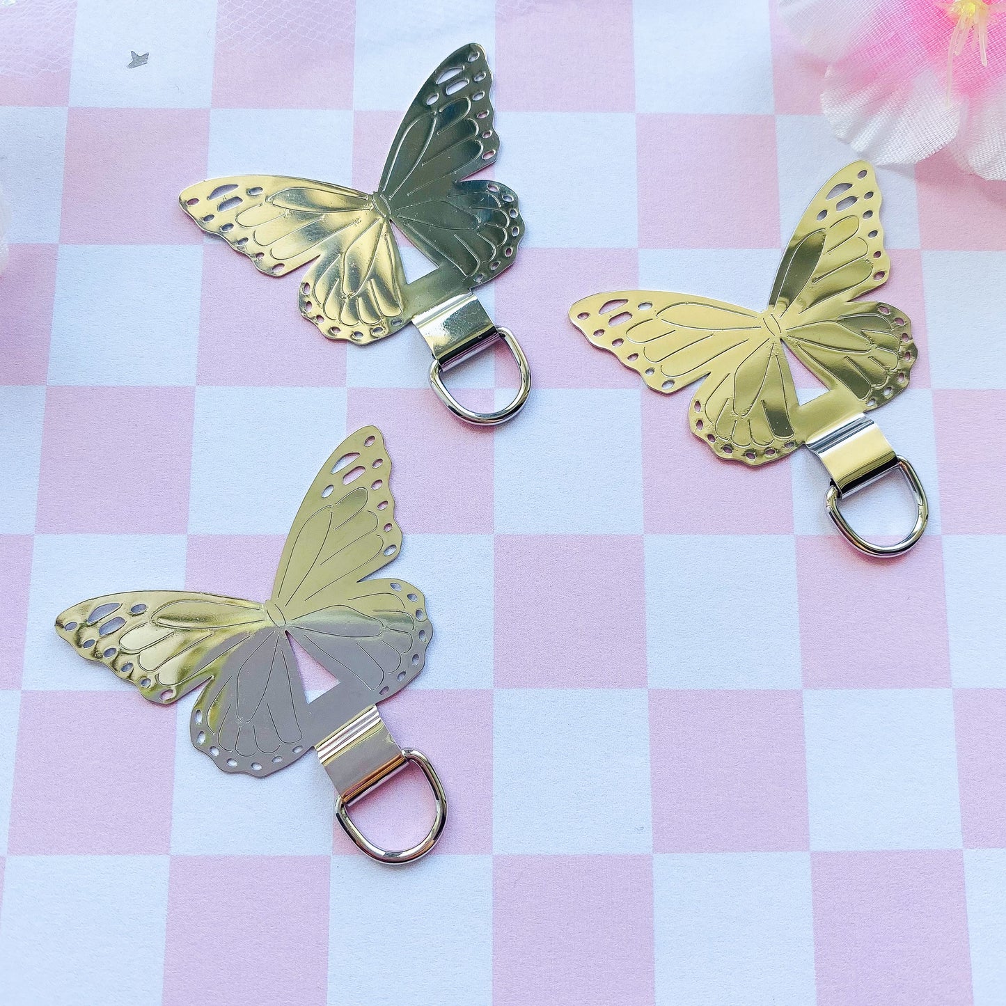 Butterfly Phone Lanyard Patch Pad