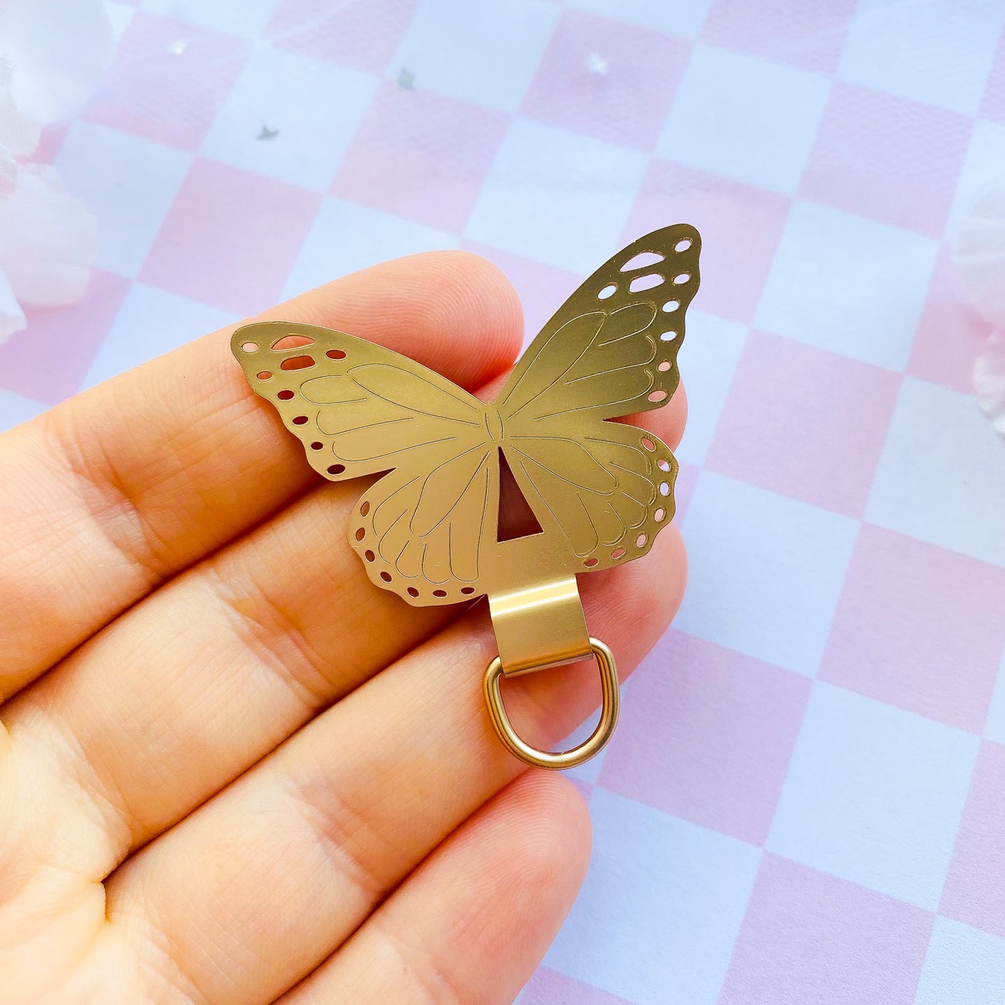 Butterfly Phone Lanyard Patch Pad