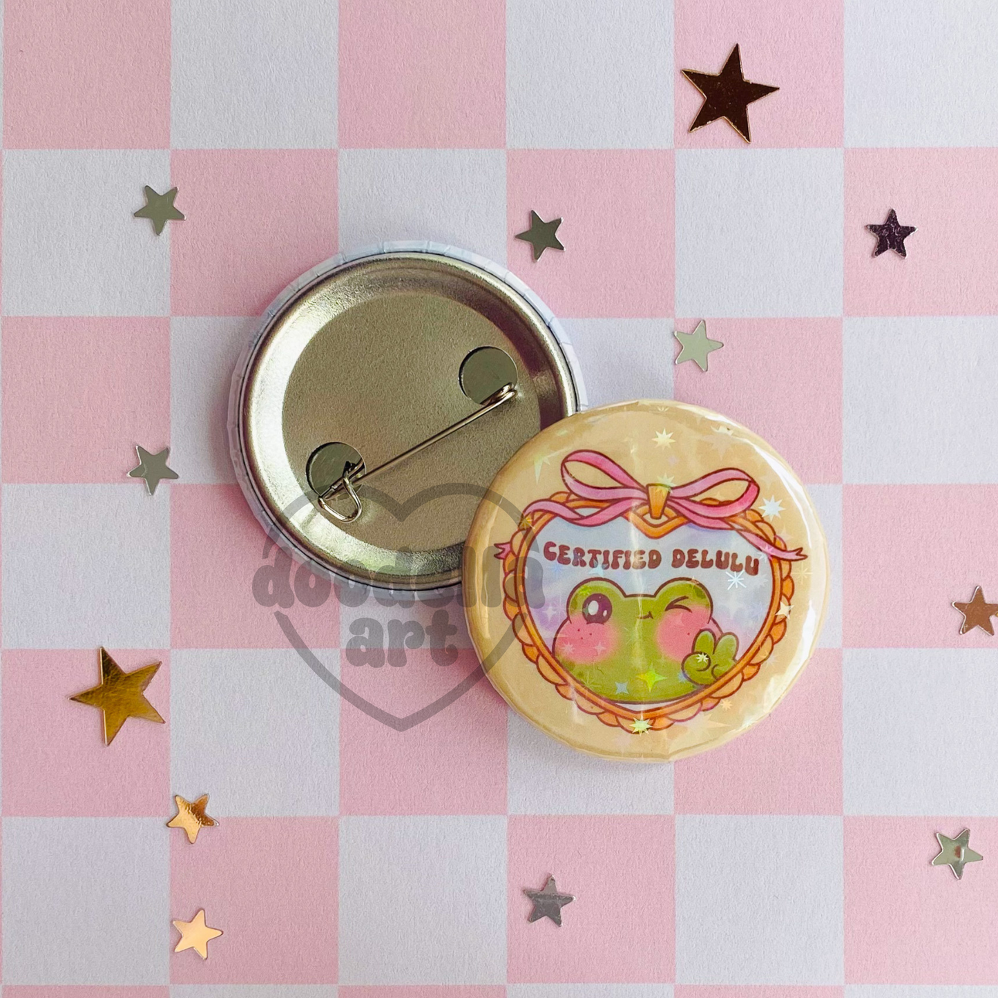 Custom 37mm Button Badges - With Your Design