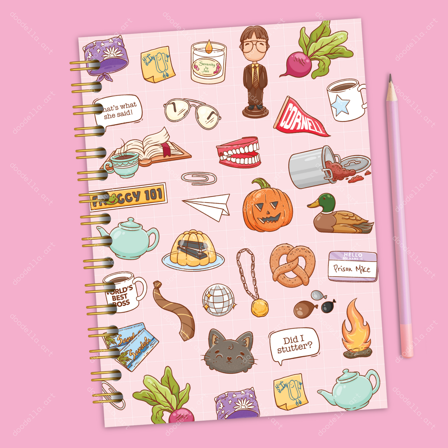 The Office TV Show Spiral Notebook