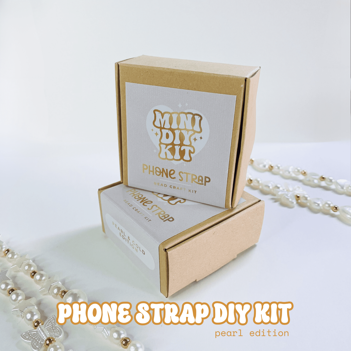 Make Your Own Beaded Phone Strap (Pearl Edition)