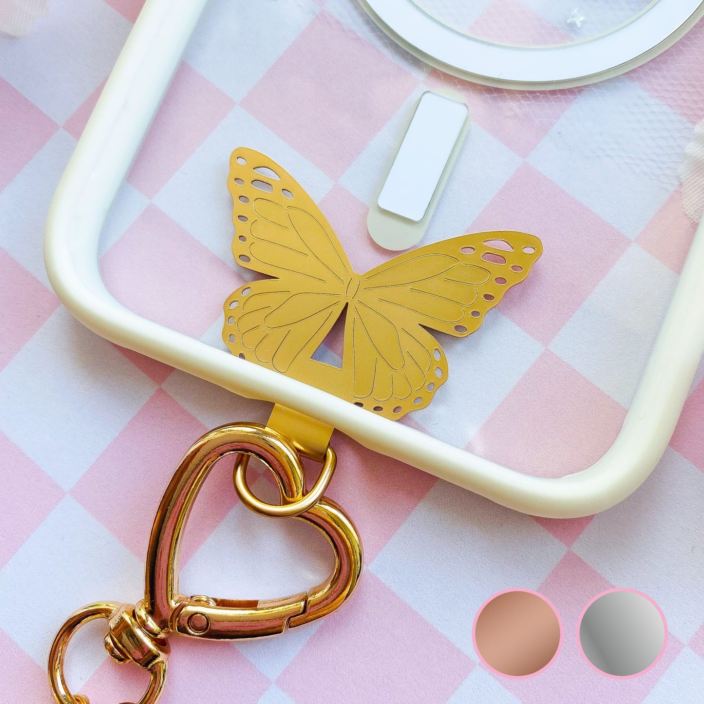 Butterfly Phone Lanyard Patch Pad
