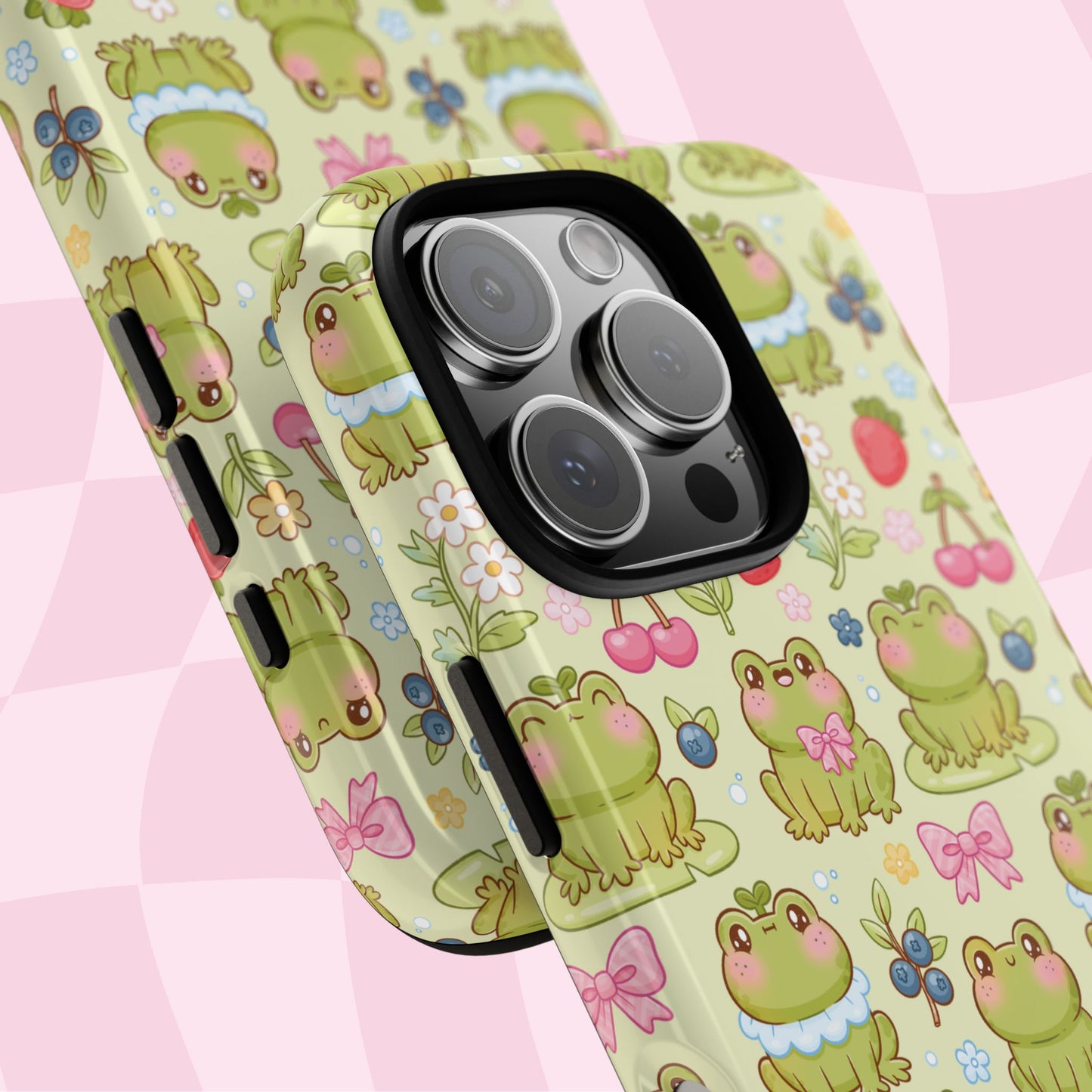 Summer Frogs and Berries iPhone Tough Case - All Models