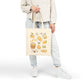 Squeeze the Day Lemon Cotton Canvas Tote Bag