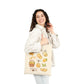 Squeeze the Day Lemon Cotton Canvas Tote Bag