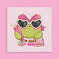 I'm Just A Girl Art Print