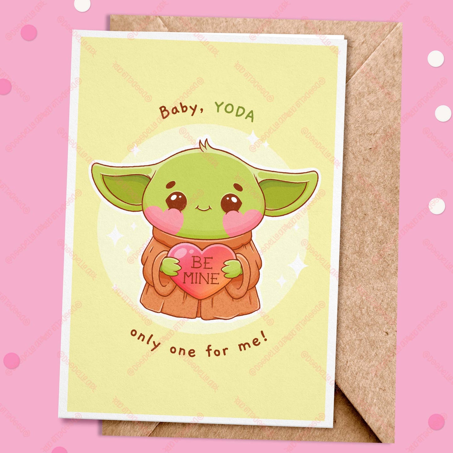 Baby Yoda Only One For Me Greeting Card