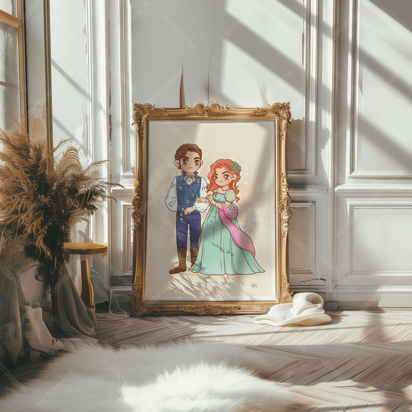 Bridgerton Colin and Penelope Art Prints