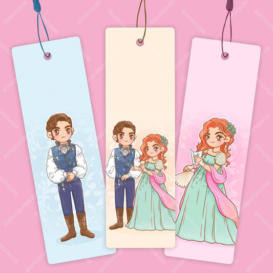 Bridgerton Colin and Penelope Bookmarks