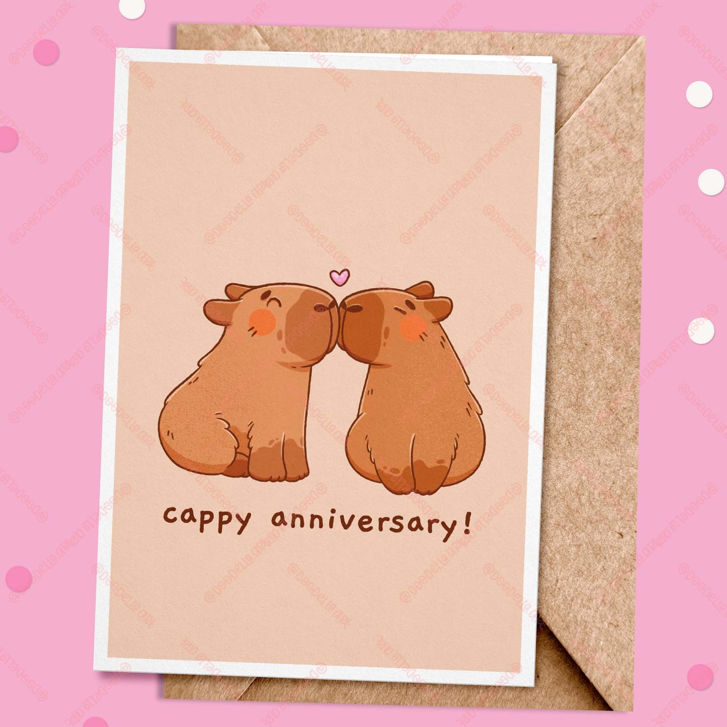 Cappy Anniversary Greeting Card