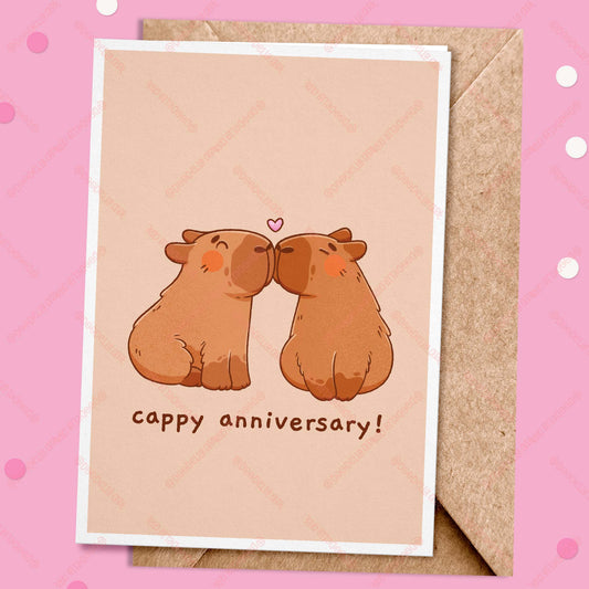 Cappy Anniversary Greeting Card