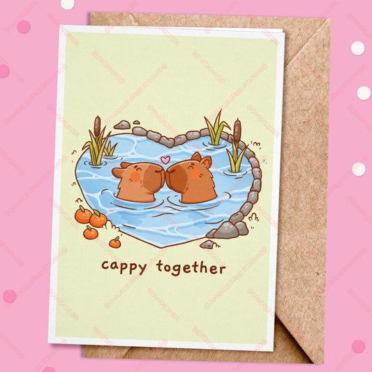 Cappy Together Greeting Card