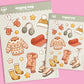 Staying Cozy Winter Christmas Sticker Sheet