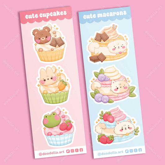 Macarons & Cupcakes Sticker Sheet