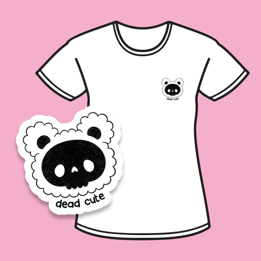 Dead Cute Teddy Skull T-shirt