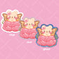 Bear Fairy with Butterfly Wings Sticker