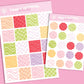 Groovy Pattern Planner Sticker Sheet