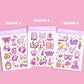 Halloween Doodles Sticker Sheet (B)