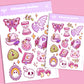 Halloween Doodles Sticker Sheet (A)