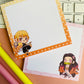 Handmade Demon Slayer Memo Pads