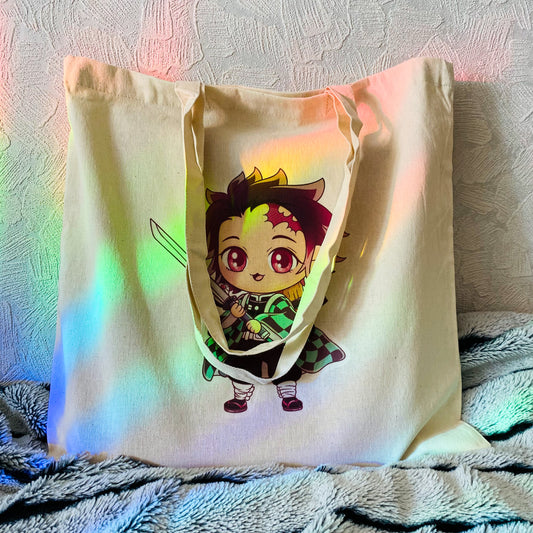 Tanjiro Canvas Tote Bag