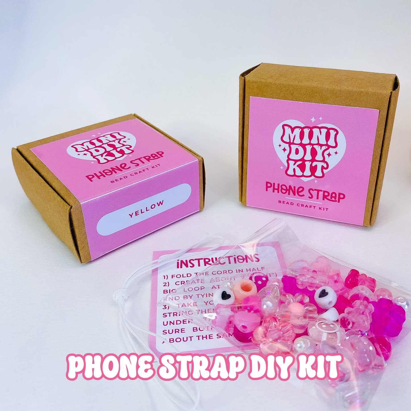Make Your Own Beaded Phone Strap, DIY Mini Kit