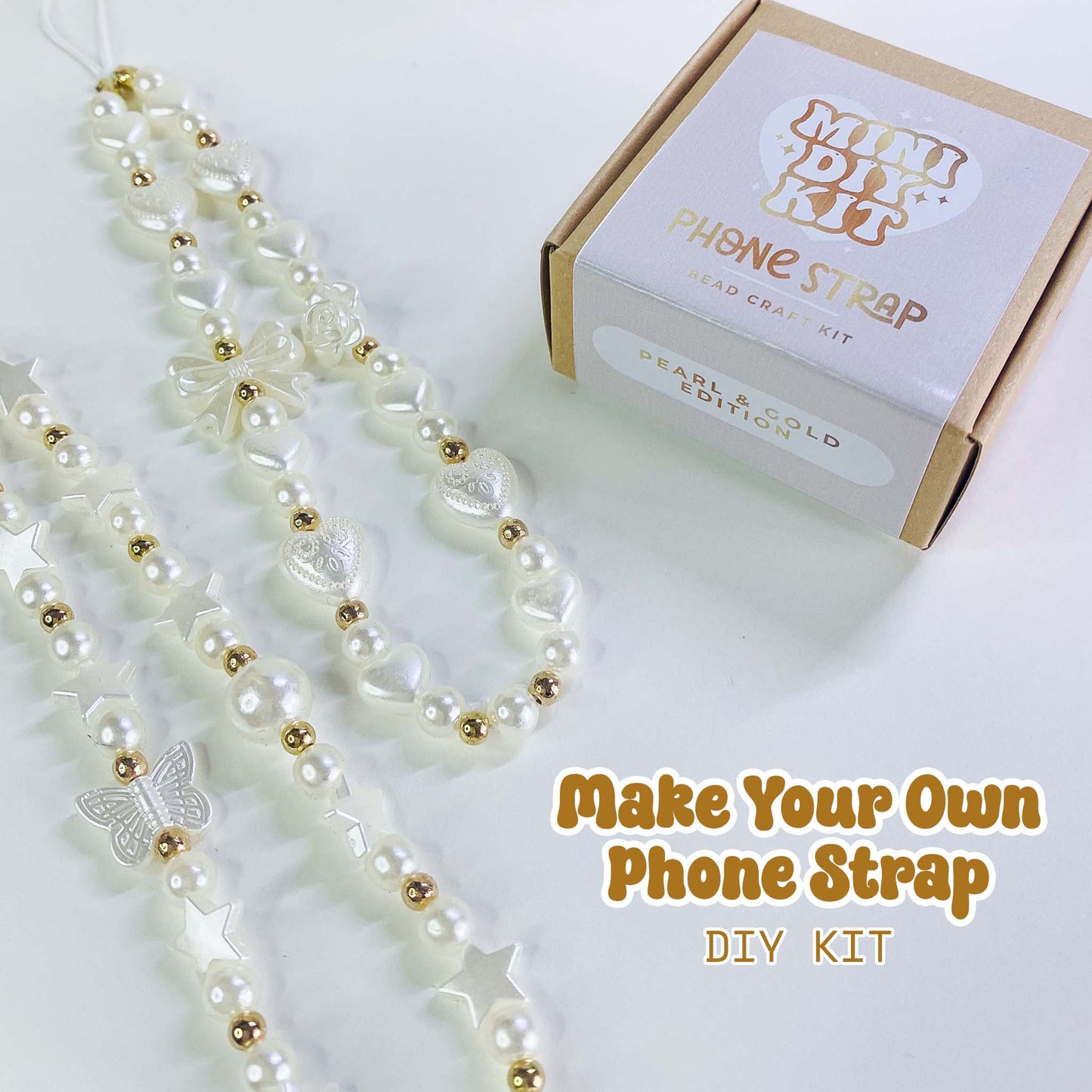 Make Your Own Beaded Phone Strap (Pearl Edition)