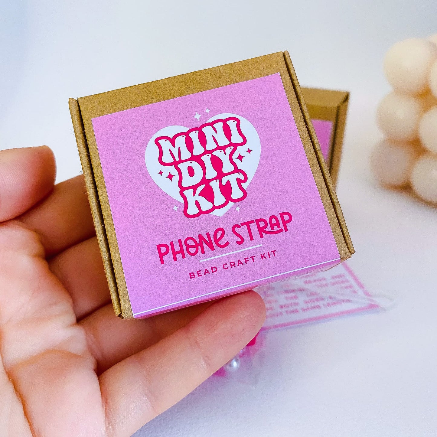 Make Your Own Beaded Phone Strap, DIY Mini Kit