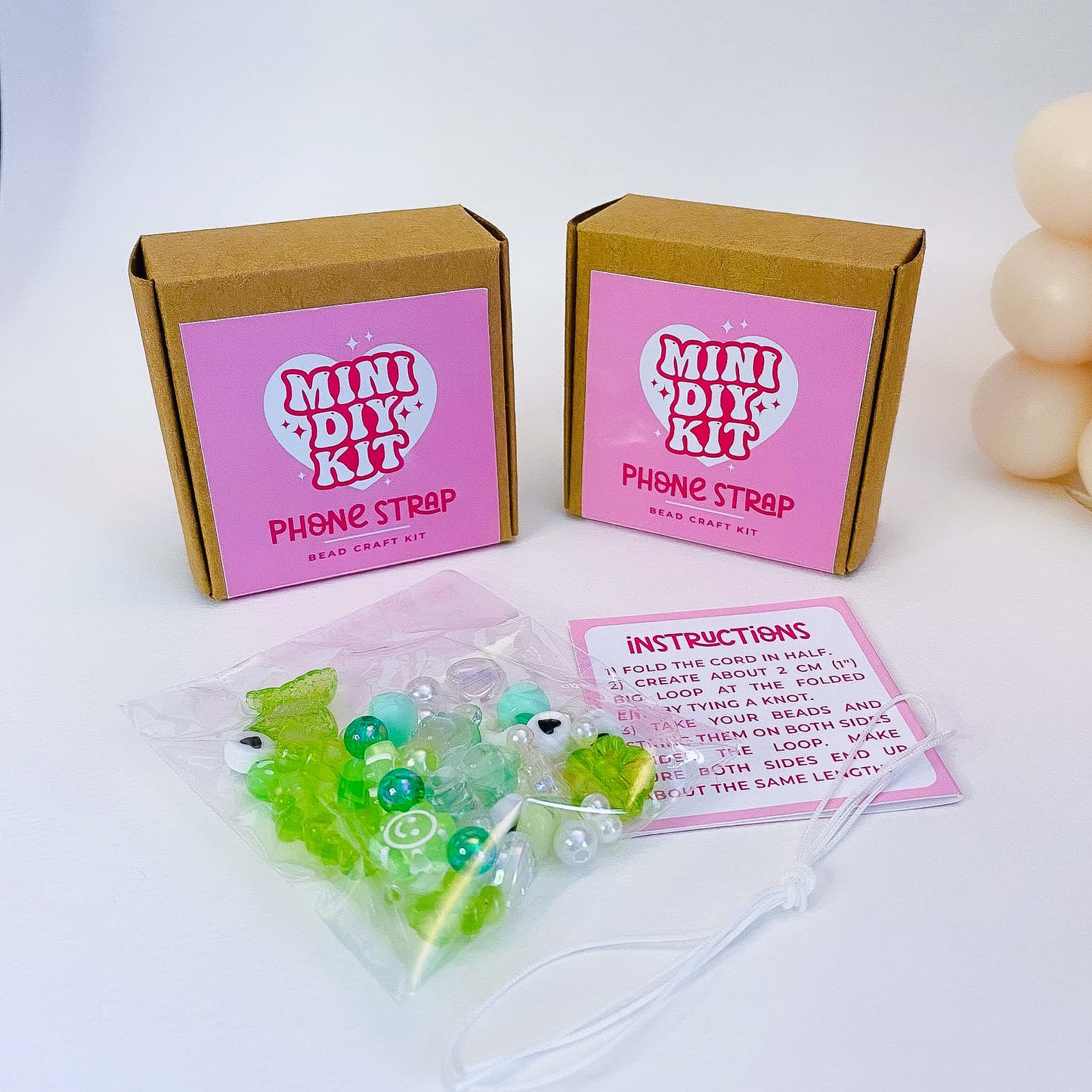 Make Your Own Beaded Phone Strap, DIY Mini Kit