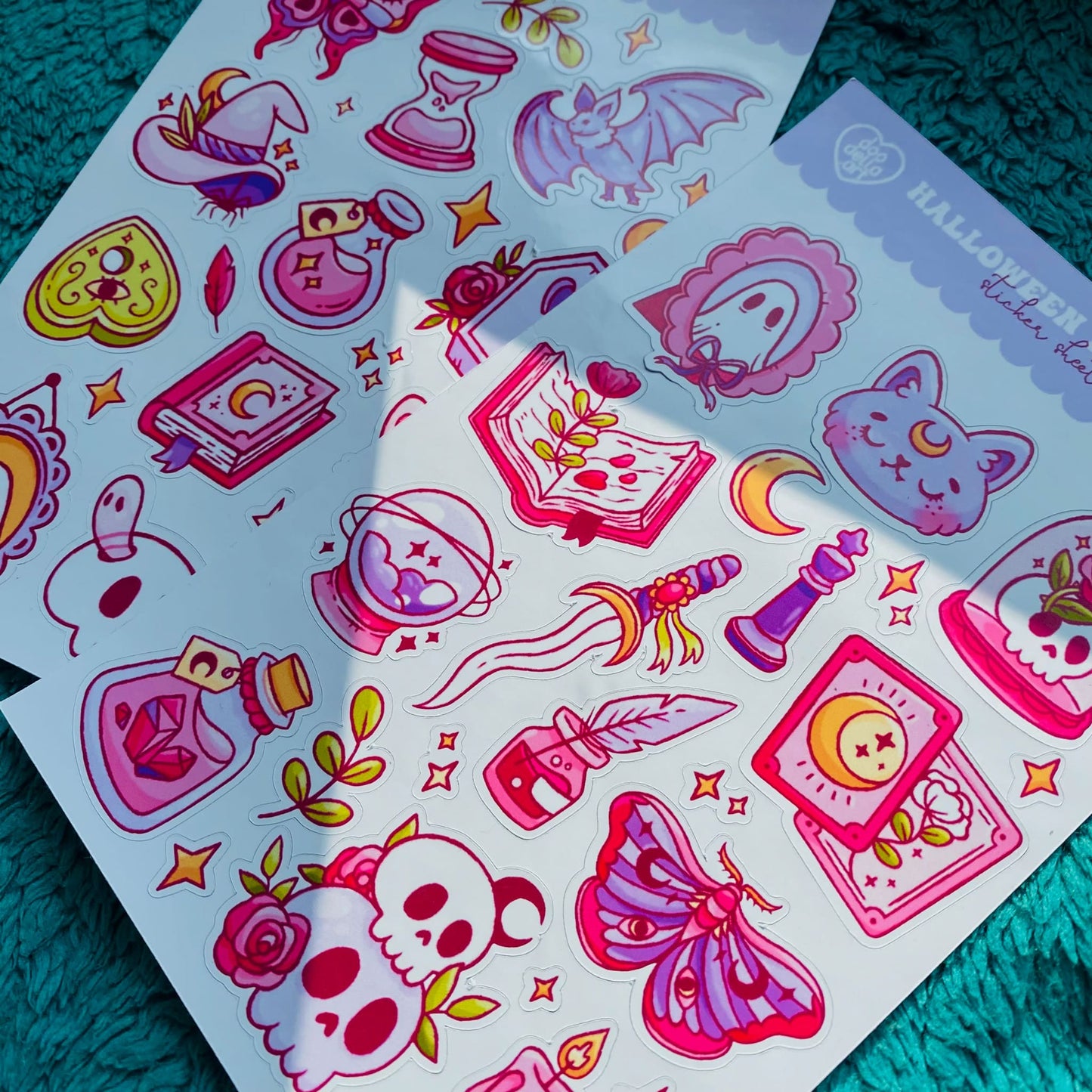 Halloween Doodles Sticker Sheet (B)