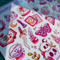 Halloween Doodles Sticker Sheet (B)