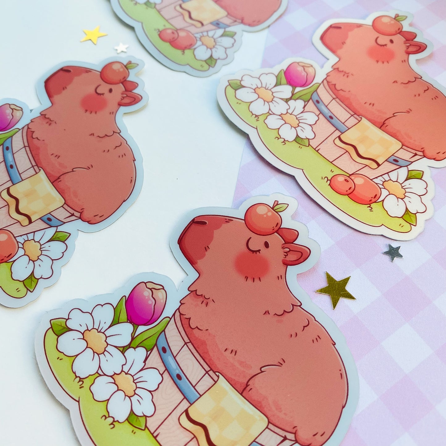 Capybara Hot Tub Sticker