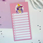 Handmade Cute Witch Notepad