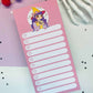 Handmade Cute Witch Notepad