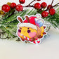 Christmas Teddy Bear, Candycane Bee, Deer with Star, Hot Chocolate Sticker