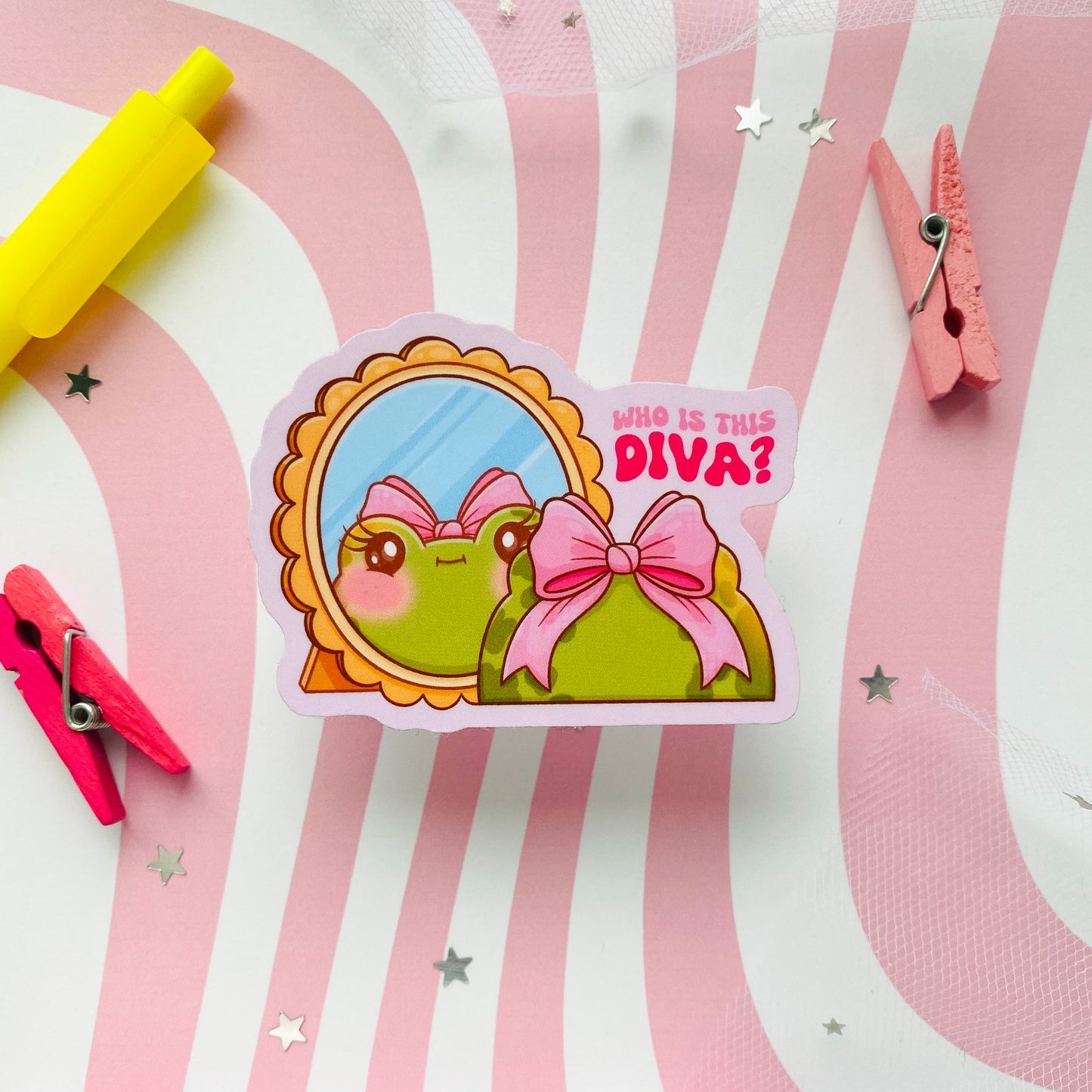 Who is This Diva Sticker