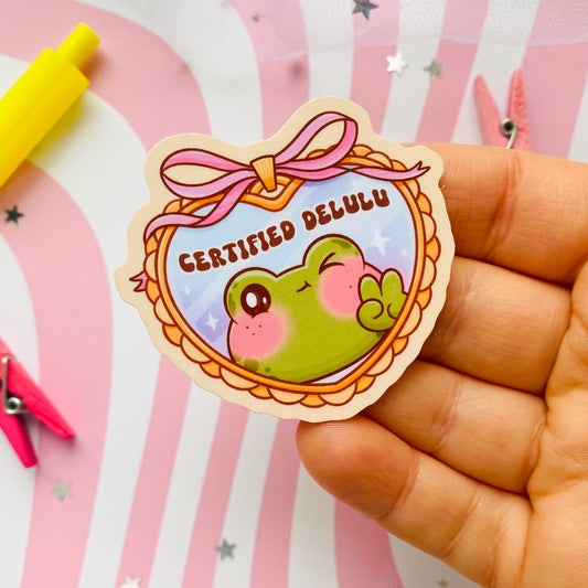 Certified Delulu Sticker