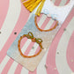 Coquette Heart Cutout Bookmark
