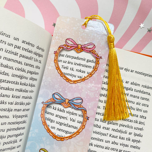 Coquette Heart Cutout Bookmark