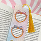 Coquette Heart Cutout Bookmark