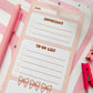 Coquette Planner Handmade Notepad