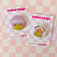 Normalize Being Stupid Frog Button Pin