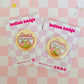 Certified Delulu Frog Button Pin