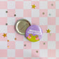 Normalize Being Stupid Frog Button Pin